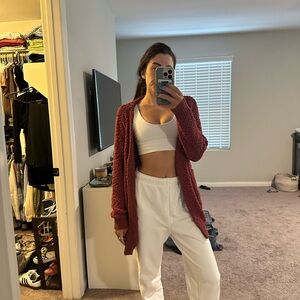 Nordstrom Red Cardigan Sweater